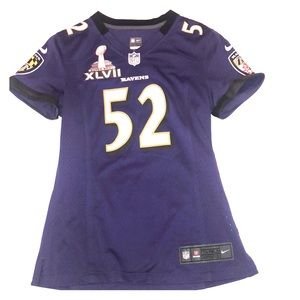 BALTIMORE RAVENS Ray Lewis Super Bowl Jersey